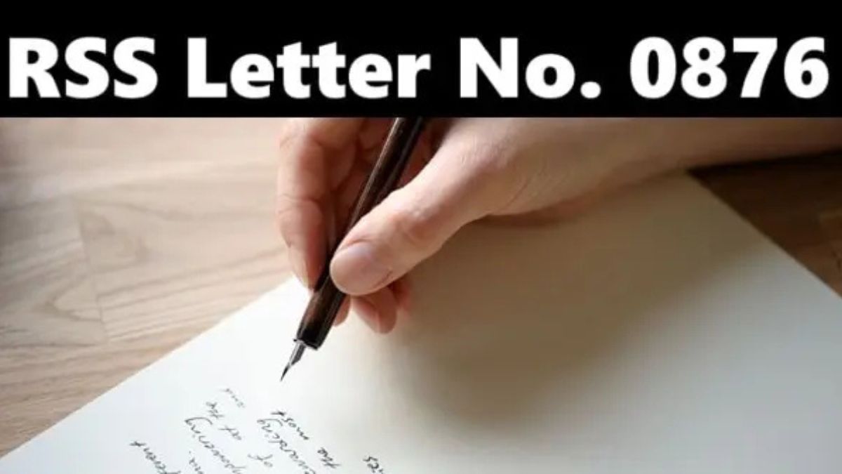 rss letter no 0876: Shaping Future Regulations Technology