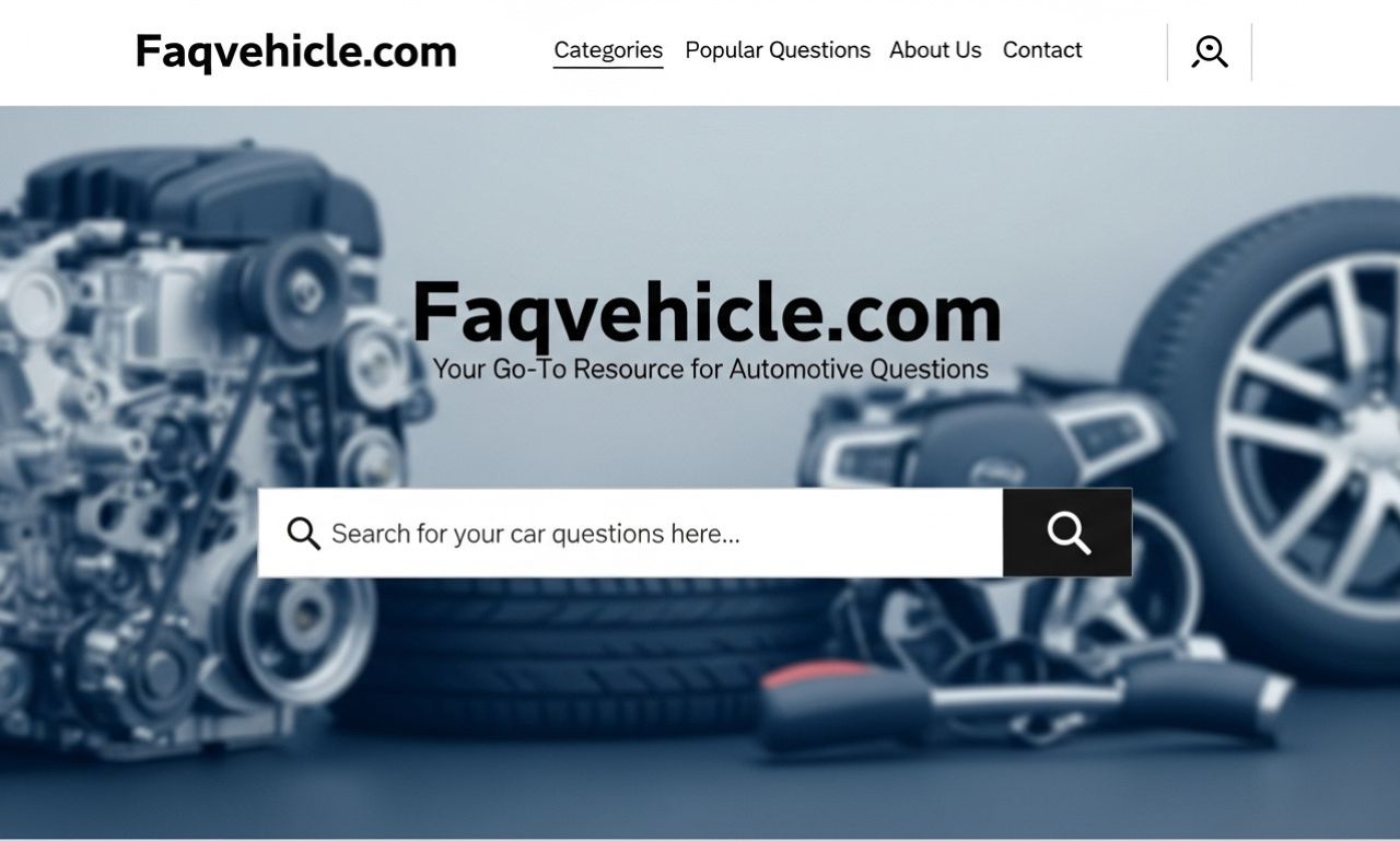 Faqvehicle .com: Your Go-To Resource for Automotive Questions