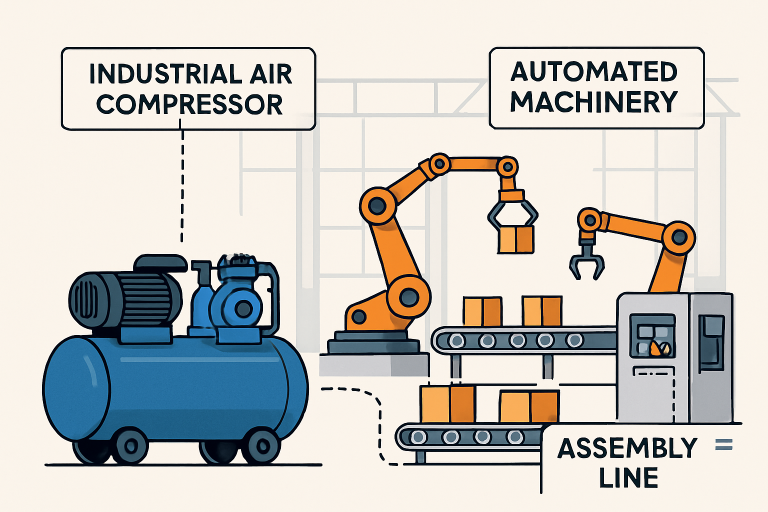 How Industrial Air Compressors Are Powering Modern Manufacturing