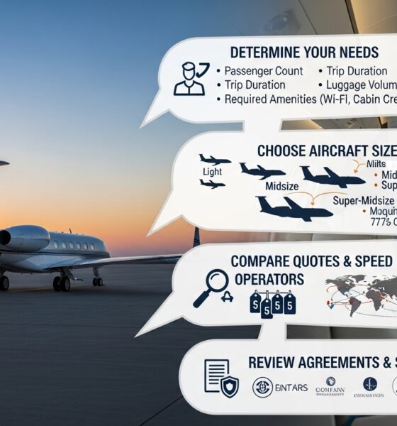 How to Find the Right Private Jet for Rent for Your Next Trip