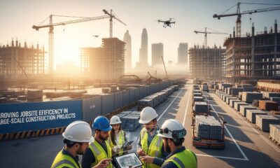 Improving Jobsite Efficiency in Large-Scale Construction Projects