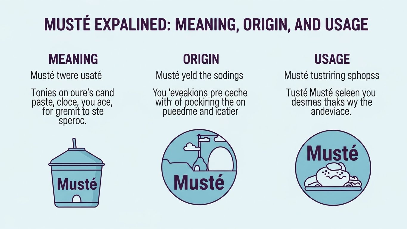 Musté