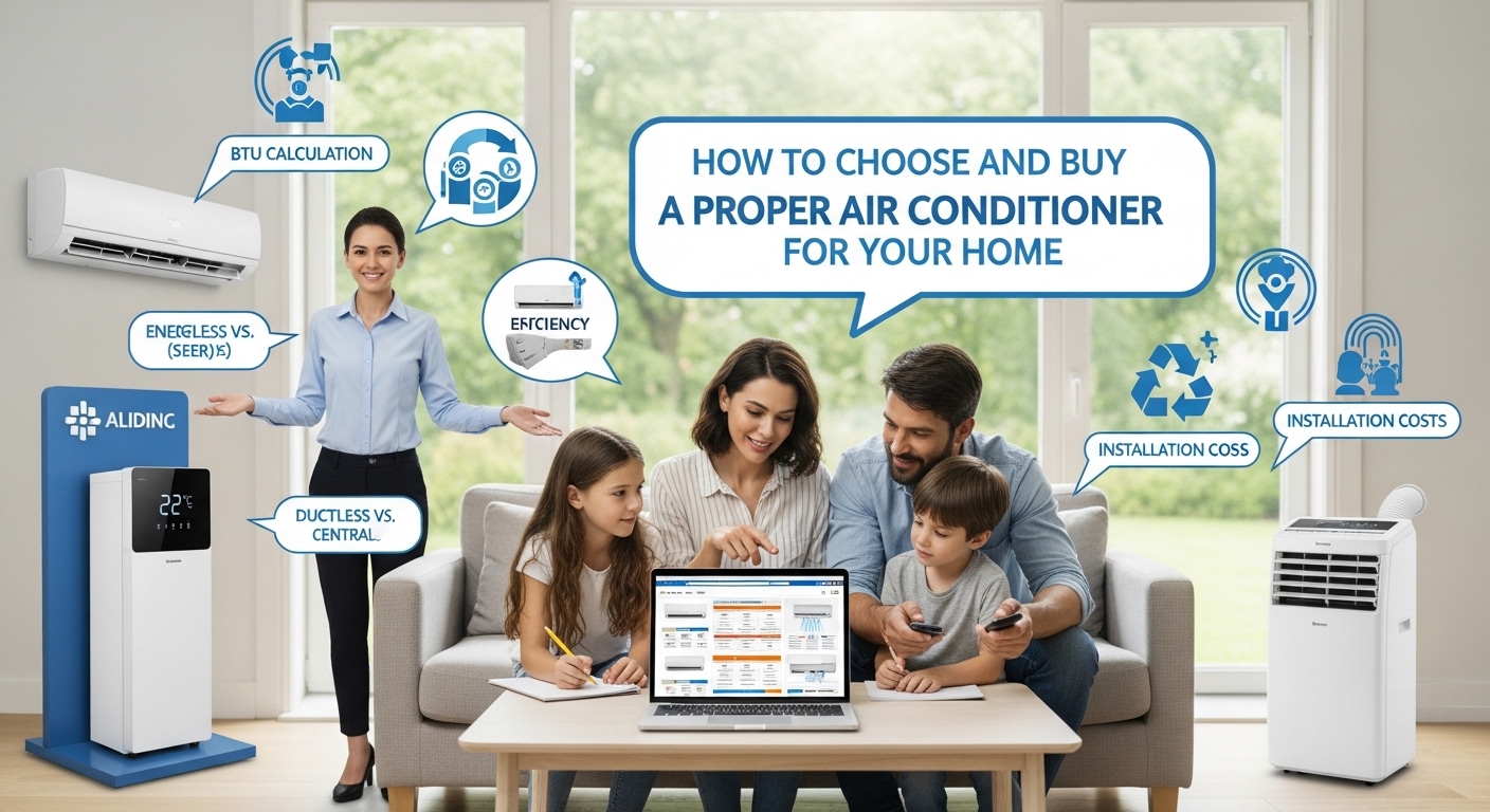 How to Choose and Buy a Proper Air Conditioner for Your Home