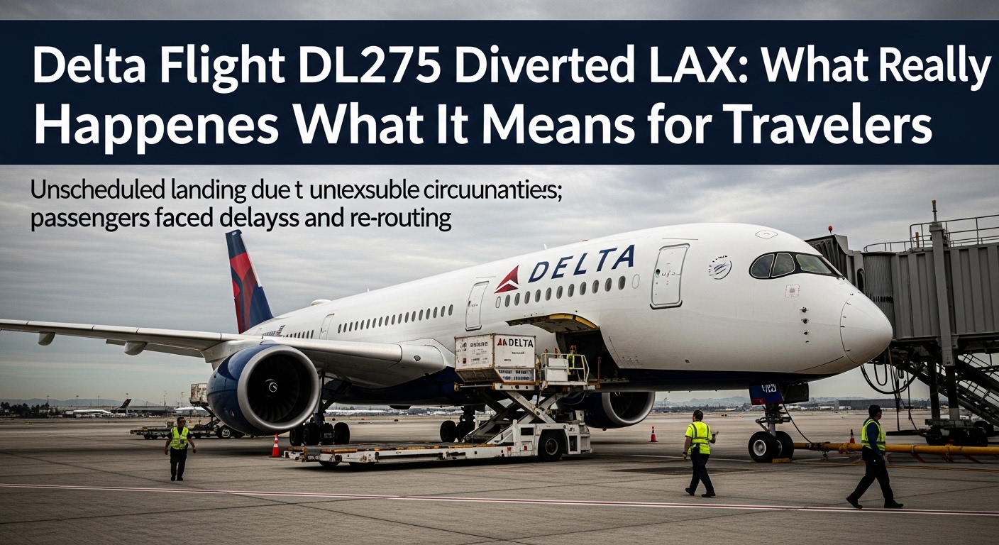 Delta Flight DL275 Diverted LAX