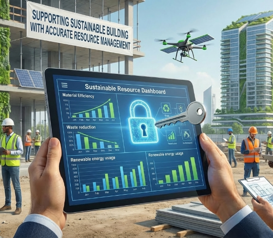 Supporting Sustainable Building with Accurate Resource Management