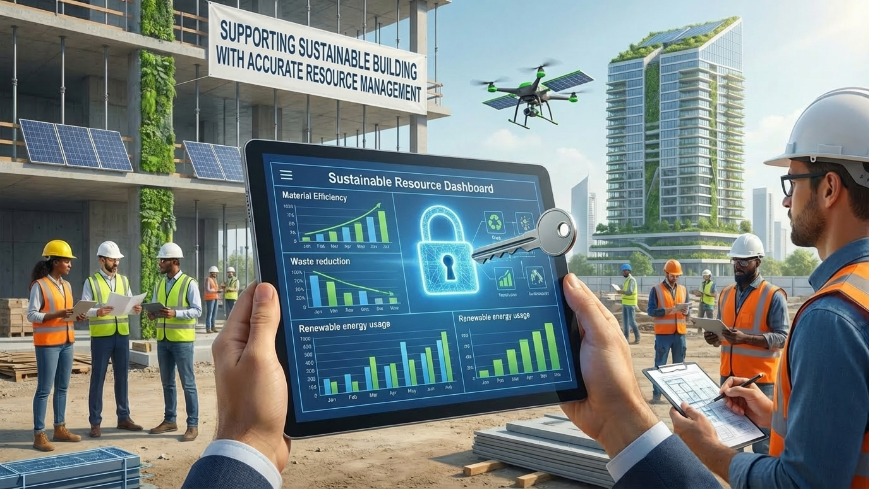 Supporting Sustainable Building with Accurate Resource Management