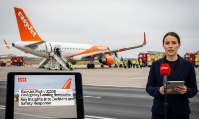 Easyjet Flight U2238 Emergency Landing Newcastle