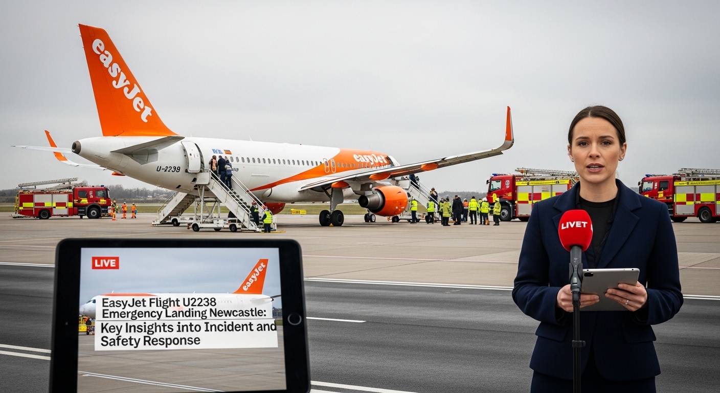 Easyjet Flight U2238 Emergency Landing Newcastle