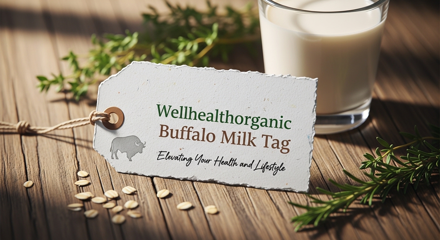 Wellhealthorganic Buffalo Milk Tag